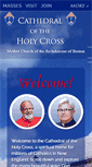 Mobile Screenshot of holycrossboston.com